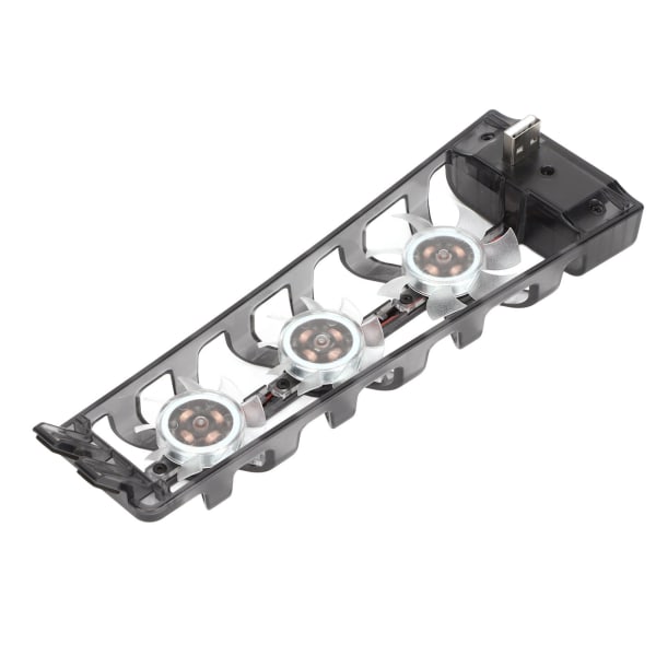 Spelkonsol USB-kylande fläkt Värmeavledning 3 Mini Fläktar USB-driven Automatisk Spelkonsol Turbo-kylare för PS5