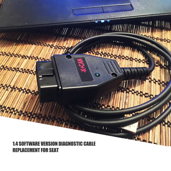 K CAN Commander Diagnostisk Kabel Multifunktion OBD2 Diagnostisk Adapter Erstatning for SEAT