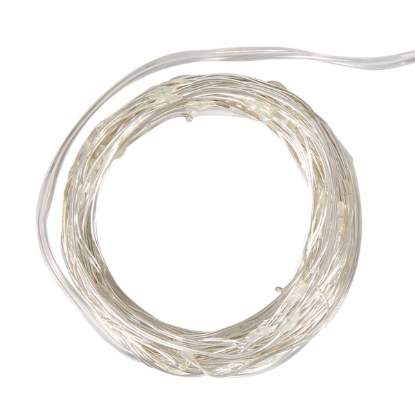 Vattentäta USB-Fairy Lights med Fjärrkontroll - 6m/19.9ft Blå LED Koppartråd