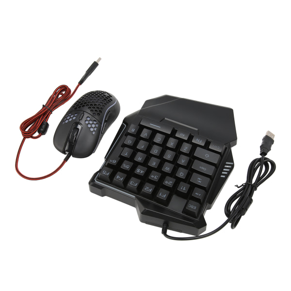 Tangentbord och Mus Konverteringsset Trådbunden Trådlös RGB Enhands Tangentbord Mus Adapter Combo för Android för Harmony för IOS
