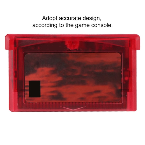 Funny Cartridge Console Game Card Slide Card Type Videospillkort (USA smykker rød)