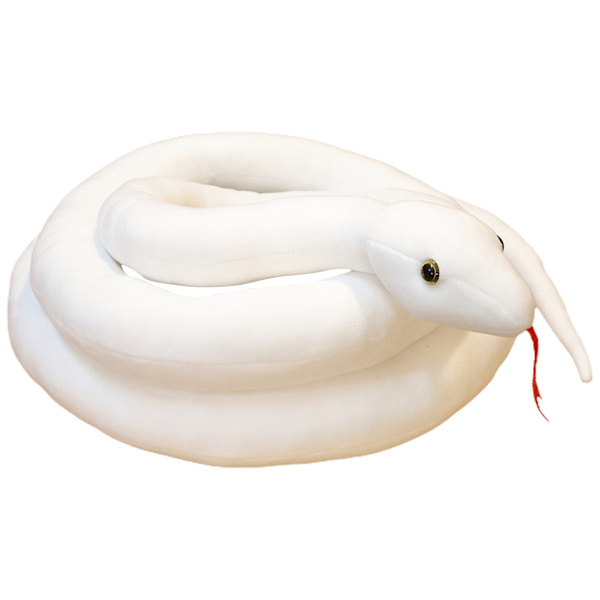 300 cm Plysch Fylld Python Orm Leksak Simulering Djur Dekor Gåva för Barn Vänner Hem