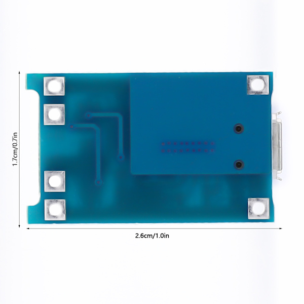 10 kpl Micro USB 18650 Litium LiPo Akun Latausmoduuli 5V 1A Suojalevyllä