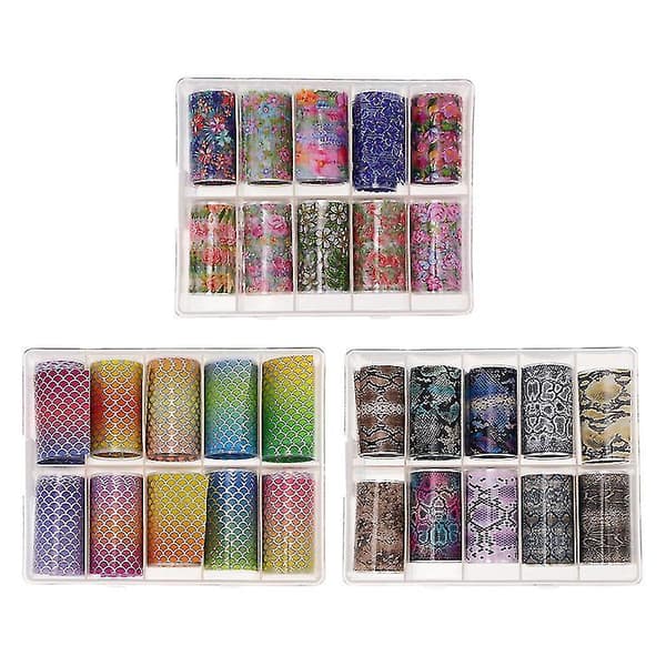 3 st Nageldekorationer