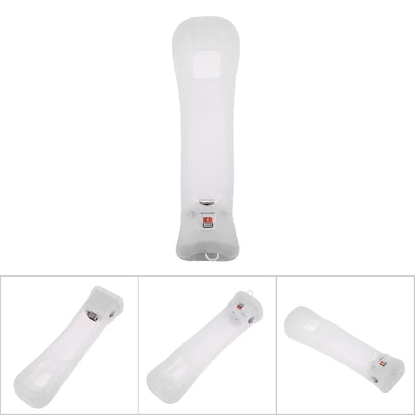 MotionPlus Sensor Adapter Silikoneetui til Nintendo Wii Remote Hvid