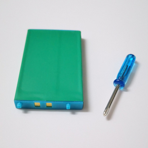 Batteripaket för GBA Ersättning 850mAh Litiumjonbatteri med skruvmejsel för GBA SP Spelkonsoler 3.7V