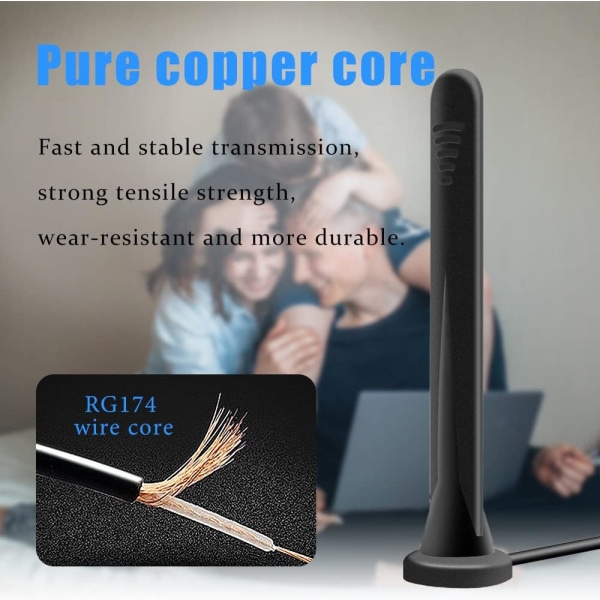 d4G 5G LTE Antenna,Indoor and Outdoor Signal Booster 15DBI Omnidirectional Waterproof Port TS-9/SMA,3G/4G/5G/GSM/GPRS,for 4G LTE Mobile Router Gateway