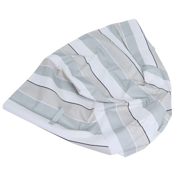 Vedenkestävä Tuolin Päällinen Sisä- ja Ulkokäyttöön Puutarha Patio Kalusteet Pölynpeite Suoja Stripe 68.5x73.5x51x89cm