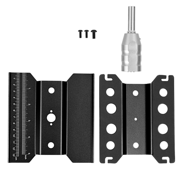 Rotationsreparationsplattform Arbetsställ för 1/8 1/10 RC-modellbil (Svart)