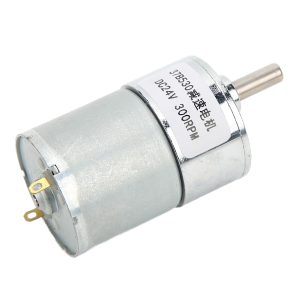 DC-vaihdemoottori 37B530 300RPM Alumiiniseosvaihteisto Moottori Kotiautomaatioon, 24V DC