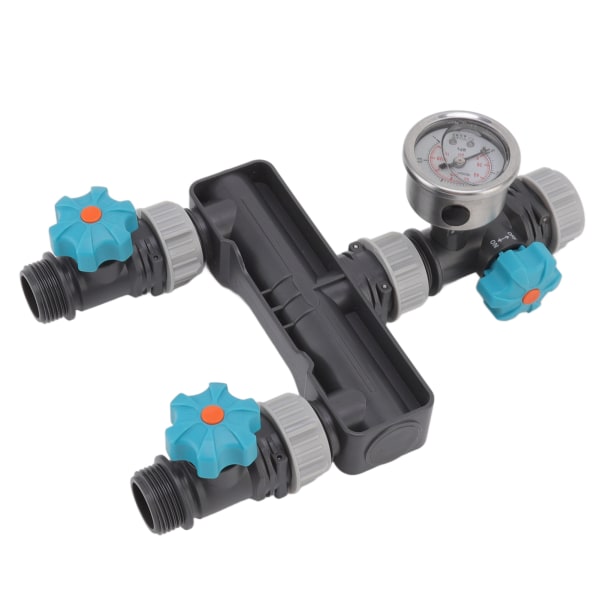 Way Water Pressure Regulator Vandsplitter kunstvandingsventil til Garden Patio Farm