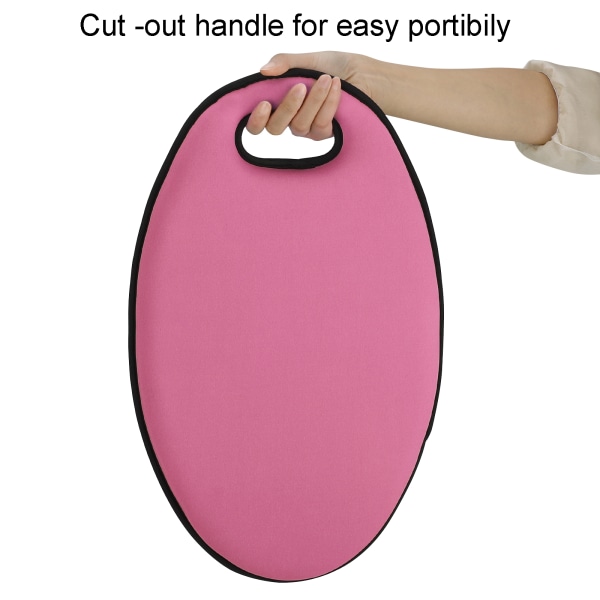 (Pink oval pakke størrelse: 48*13*4cm) SBR + skum knæpuder havearbejde og husarbejde knæpuder