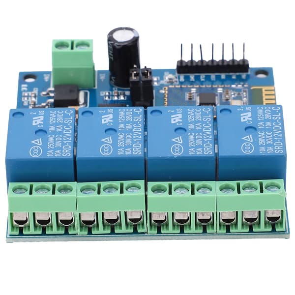 12V 4-kanals Bluetooth Relé Smart Modul Fjernkontroll for Android App