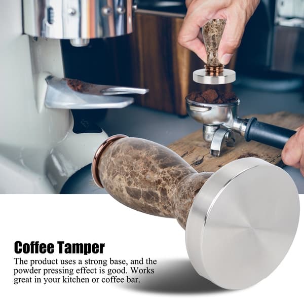 58 mm kaffepresser i rustfrit stål