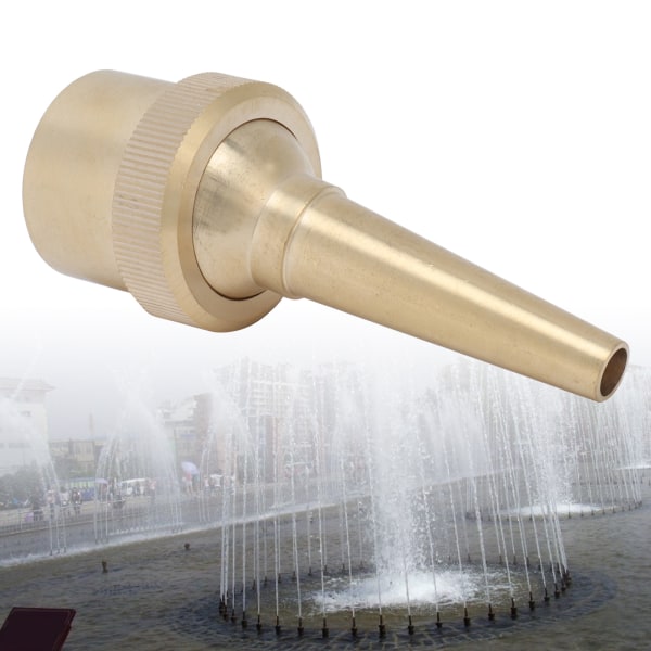 Naaraskierteinen messinki suihkulähdesuutin Säädettävä suuntainen vesisuihkupää maisemointiin G1/2 20mm