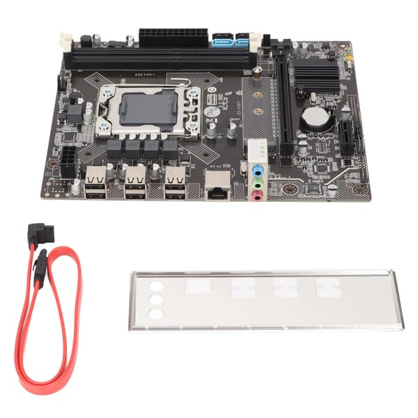 LGA 1356 HM65 Chip 6 Core PC Bundkort CPU Combo med SATA Kabel til Intel Desktop Computer