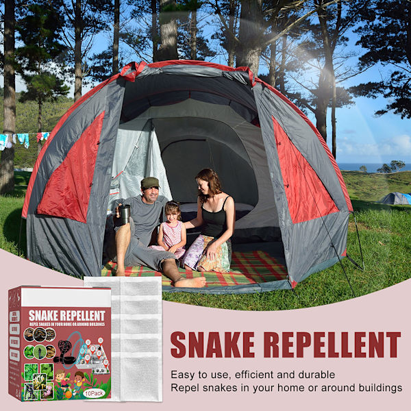 10 st Snake Away Avvisande för Utomhusgård Gräsmatta Trädgård Camping Fiskeäventyr