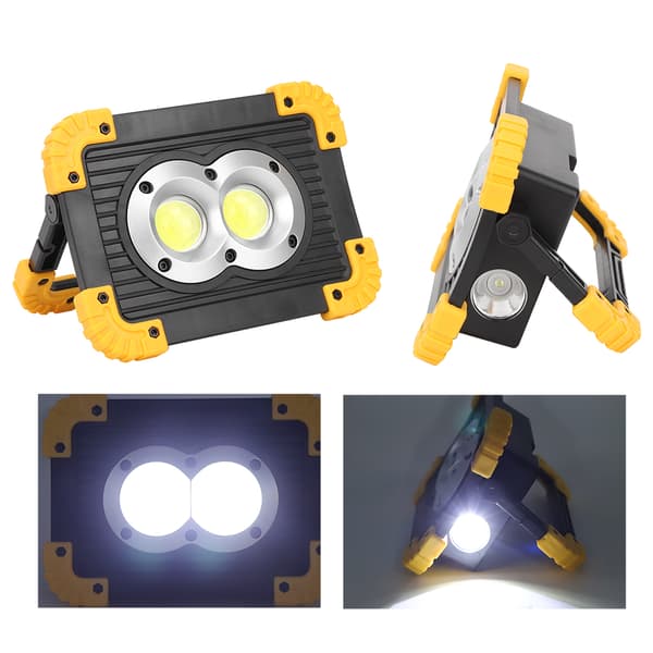LL802 Multifunksjonell COB Arbeidslampe Bærbar Mini Batteri Nød Campinglampe