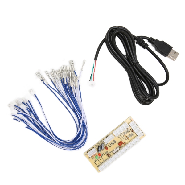 QM070911 Forsinkelsesfri Arcade USB-koder DIY Arcade-koder for Raspberry Pi 1 2 3 RetroPie