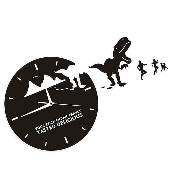 1 st Väggklocka med Dinosaurie