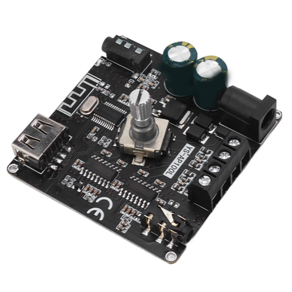 Stereo Bluetooth Digital Forsterkermodul Dobbeltkanaler APP-kontroll Lydforsterkerkort for Hjemmet