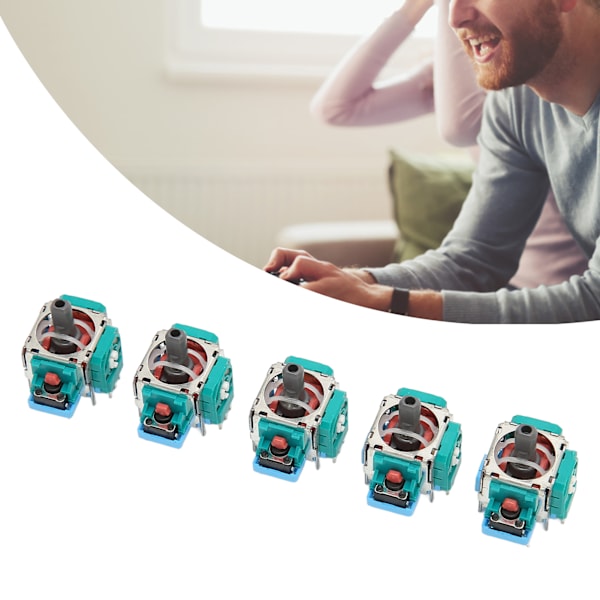 5 kpl Vaihto 3D Ohjaussauva Ammattimainen Pelikonsolin Analogi-tikku Moduuli PS5 Pelikonsolille
