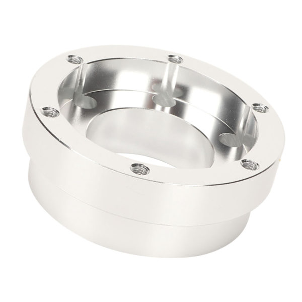 70mm Styrningshjul Adapterplatta Legering Nav Adapterplatta för Logitech för Momo för Sparco 13 14 tum PCD Styrningshjul Silver