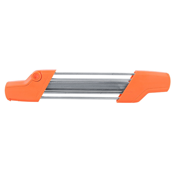 5,5 mm 2-in-1 ketjusahan teroitin, teroitustiedosto sopii STIHL 5605 750 4303 ketjulle 3/8in P ja 404Orange