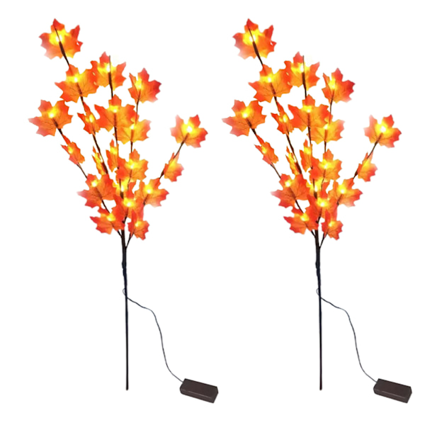 Maple Leaf Grenlyskæde - 2 stk.