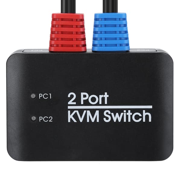 2 Port USB 2.0 HDMI KVM-bryter for Windows iOS OS X Linux Netware Unix Android