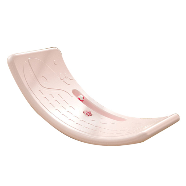 Barnens gungbräda i plast, maxvikt 50 kg, inomhuslek, födelsedagspresent, rosa