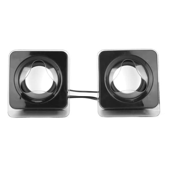 Mini USB 2.0 Kablet Stereo Højttaler til Computer Laptop Desktop Sort