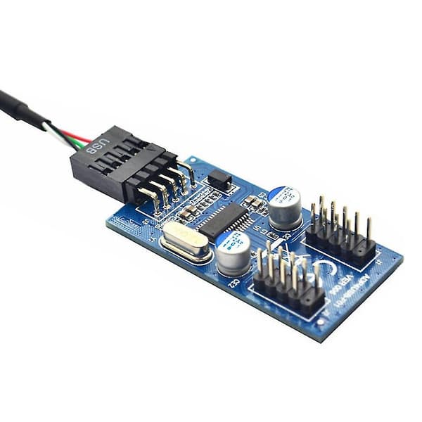 9-bens USB-forlængerkabel 1 til 2/4 FE Desktop 9-bens USB-hub USB 2.0 9-bens forbindelse