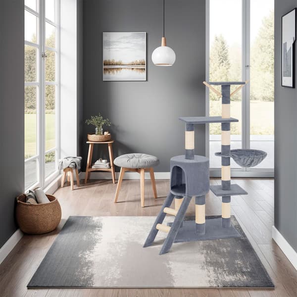 【bt02】tectake Klorestativ Dominik Grey grå