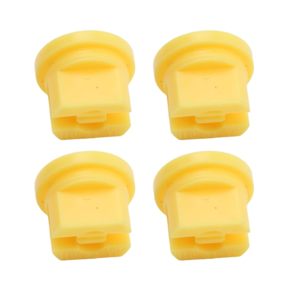 20 stk Flat Fan Spray Tip Uniform Spray Distribution 110 Grader Landbruks Sprøyte Atomiseringsdyse 0,1‑2 mm Borediameter