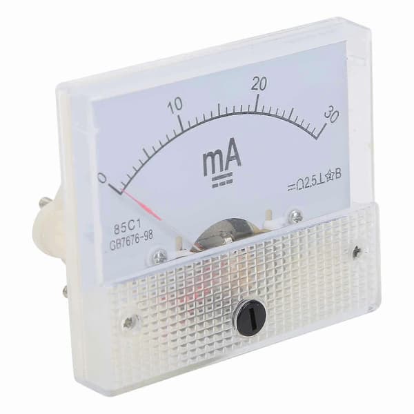85C1 DC 0-30MA Peker DC Amperemeter Hode Amperemeter Strømmåleinstrument 5 5