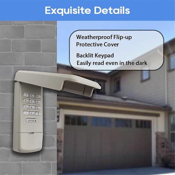 [02]for Chamberlain Garage Door Opener Keypad & Remote Control Set