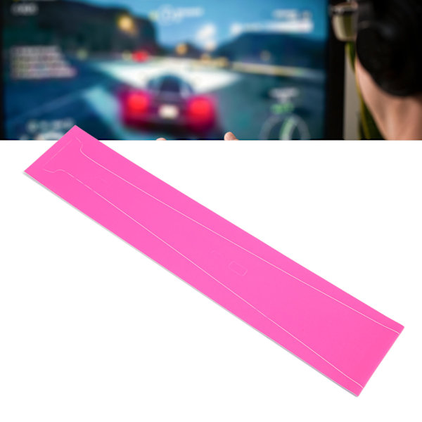 Midtskin for PS5-konsollen, integrert, ripebestandig, midtre stripemblem for PS5 Digital Edition-vert, rosa