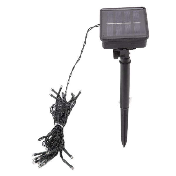 20 LED Solcellelys - IP65 Vanntette Utendørs Lyslenker med 2 Moduser for Patio & Hage - 5 Meter Blå Belysning