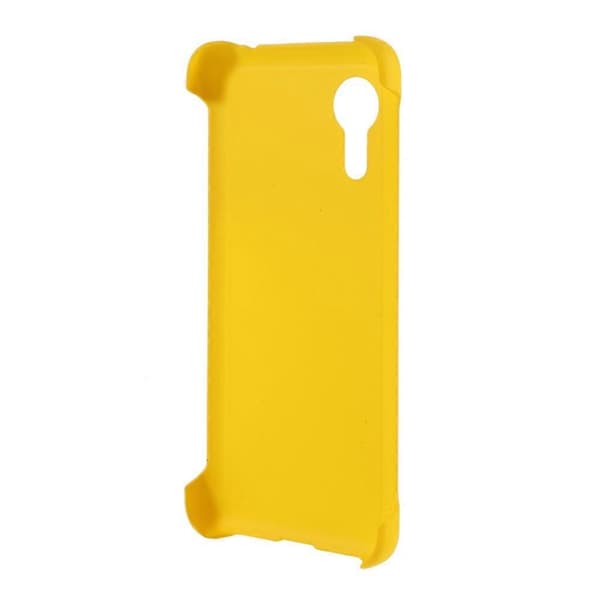【bt02】Rubberized Plastic Case Compatible with Samsung Galaxy Xcover 5 Hard Phone Case Yellow