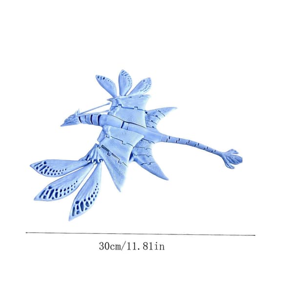 【02】Ny 3D-printad leksak, ledad figur, flygande drakprydnad A