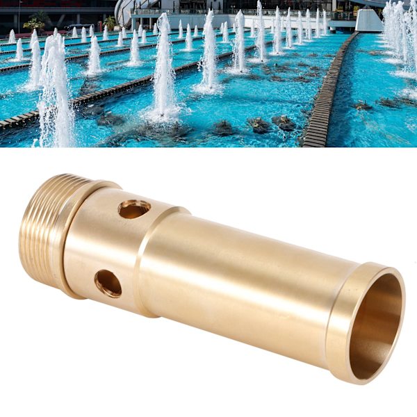 Kopparfontänmunstycke Sprayhuvud Dammsprinkler för Pool Musik Stenparti Fontän Dekoration 1.5in DN40