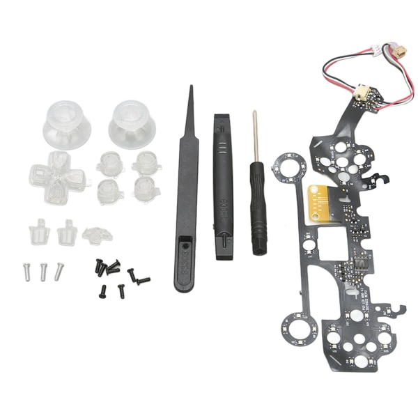 D-Pad Lysende Knapper Kit DIY Multifarvet Lysende Hjemmeknapper til PS5 Controller