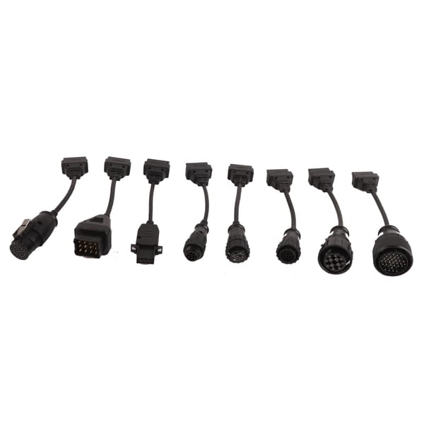 OBD II OBD 2 Fullt Sett 8 Kabel Auto Scanner Lastebilkabler