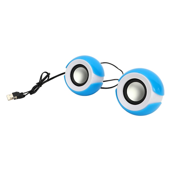 USB Minihögtalare Dator PC Stereo USB-driven Plast Desktop Extern Högtalare 5V 1A