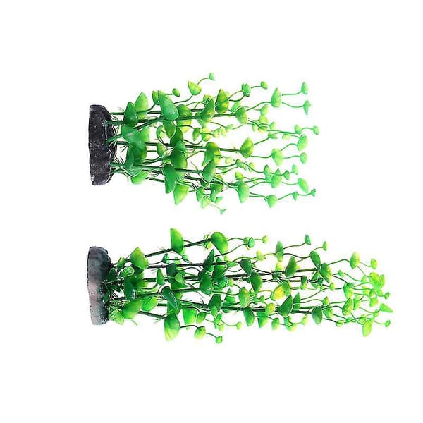 2 stk. Akvarie Plastplanter