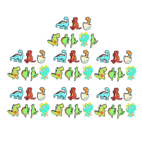 50pcs Shoe Charms Assorted Shapes Cartoon Waterproof Decorations for Croc Sandals Girls Boys