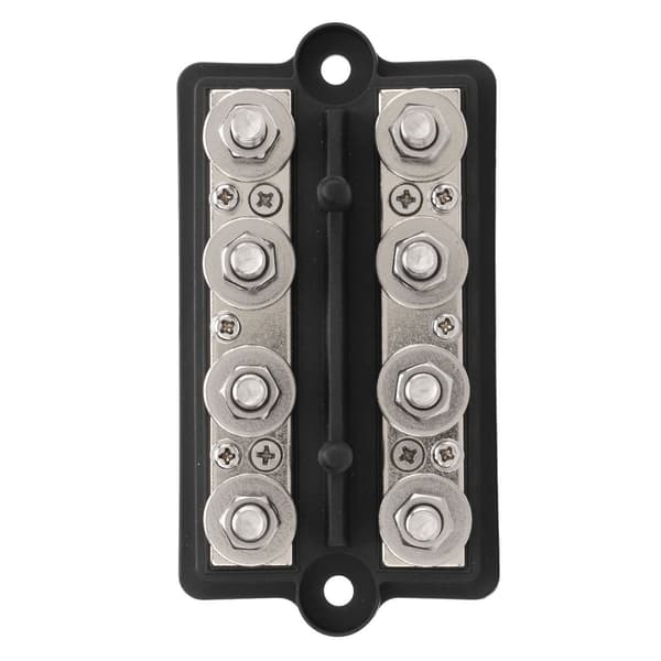 Strømboks fordeling DC12 til 48V 150A 8 M10 Studs Batteri Buss Bar for Biler Båter Yachter Lastebiler
