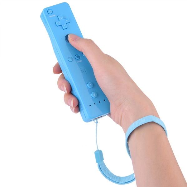Pelikahvan ohjaimen peliohjain analogisella joystickillä WiiU/Wii-konsoliin (sininen)