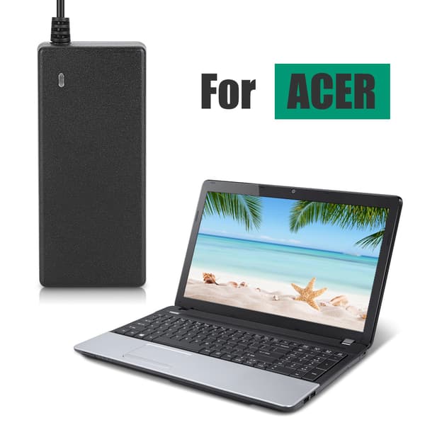AC100-240V Notebook Strømforsyning Multi Level Beskyttelse Laptop Oplader til Acer